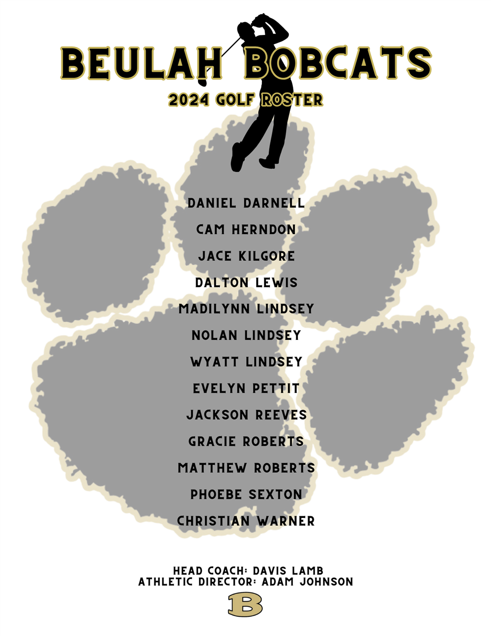 Golf Roster